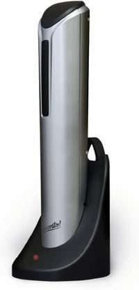 Thumbnail for Pro Electric Bottle Opener with Wine Pourer, Stopper, Foil Cutter, and Elegant Recharging Stand, Silver