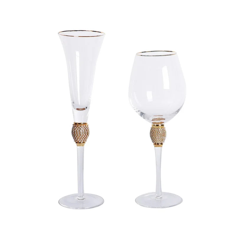 Creative Glass Tall Wine Glass Cocktail Glass Champagne Glass Drink Pour Glass Bar Supplies Glass Wine Glass Whiskey Glass