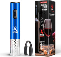 Thumbnail for Electric Wine Opener Rechargeable Set – Cordless Electric Wine Bottle Opener with Foil Cutter – Automatic Wine Opener Electric Corkscrew – Electric Wine Openers Rechargeable Wine Opener, Wine Gift Set