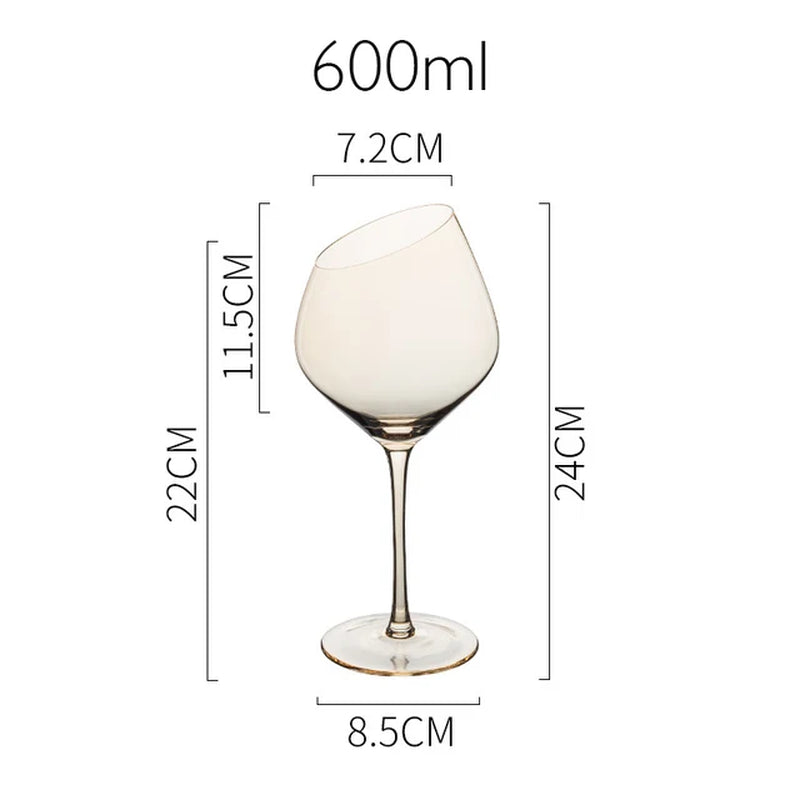 Jinyoujia-Rainbow Wine Glass, Lon Plated, Gradual Change, Seven Color Goblet, Northern Europe, Dazzle, Cup, Champagne, Red Wine