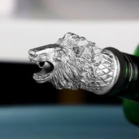 Thumbnail for Dispenser for Wine Jagermeister Zinc Alloy Deer Elk Lion Head Mouth Wine Pourer Wine Extractor Silver Pourers Bar Accessories