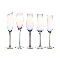 Thumbnail for 90Ml-150Ml Rainbow Glass Set Red Wine Glass Champagne Glass Apple Glass Water Glass Household Glass Goblet Crystal Glass Set