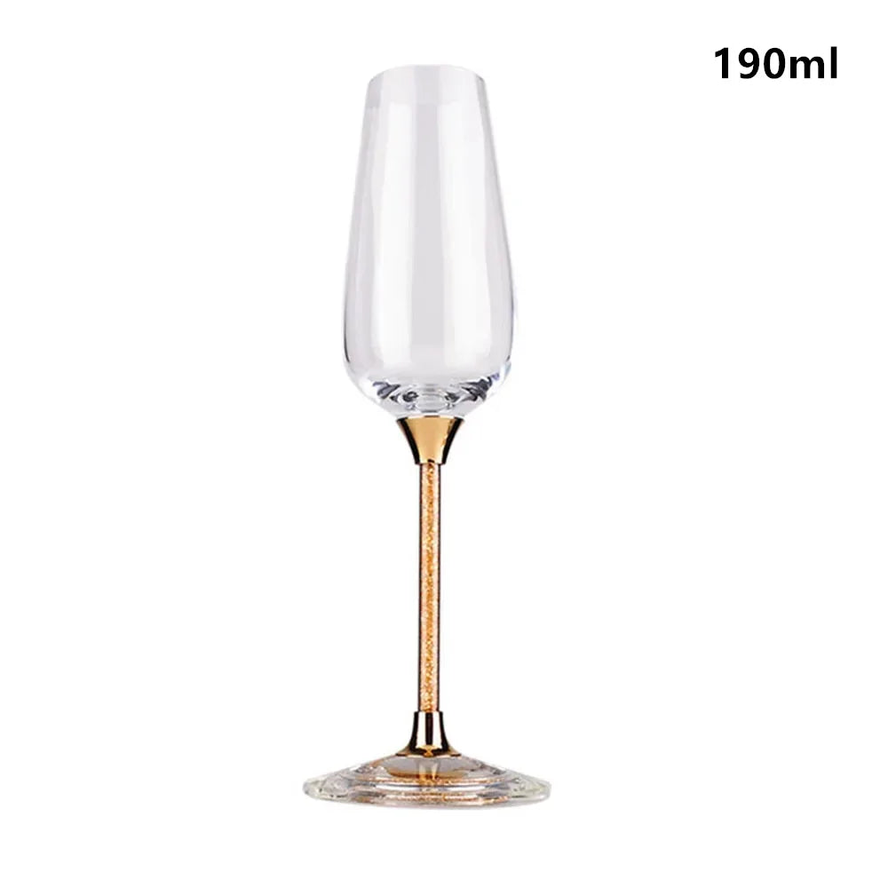 Promotional Wine Glasses Stained Glass Stand Crystal Wedding Grooms Glasses Decoration Goods for Creativity Fashion Home Glass