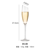 Thumbnail for 2Pcs Goblet Champagne Glass Unleaded Crystal Wine Glass Cup Sweet Wine Glass Sparkling Wine Glass Bar Wedding Family Drink Glass