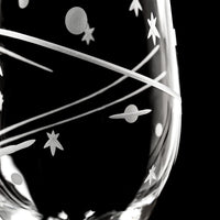 Thumbnail for Space Stemless Wine Glass 17 Ounces | Lead-Free Glass | American Made Glass Design | Etched Tumbler Glasses | Planets and Stars - for the Space Enthusiast'S Thirst (Set of 4)