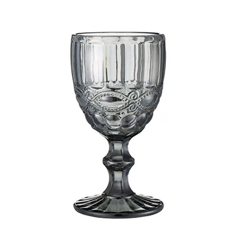 Retro Colored Wine Glass European Style Goblet Wedding Bar Decorative Stemware Hot Selling 2021