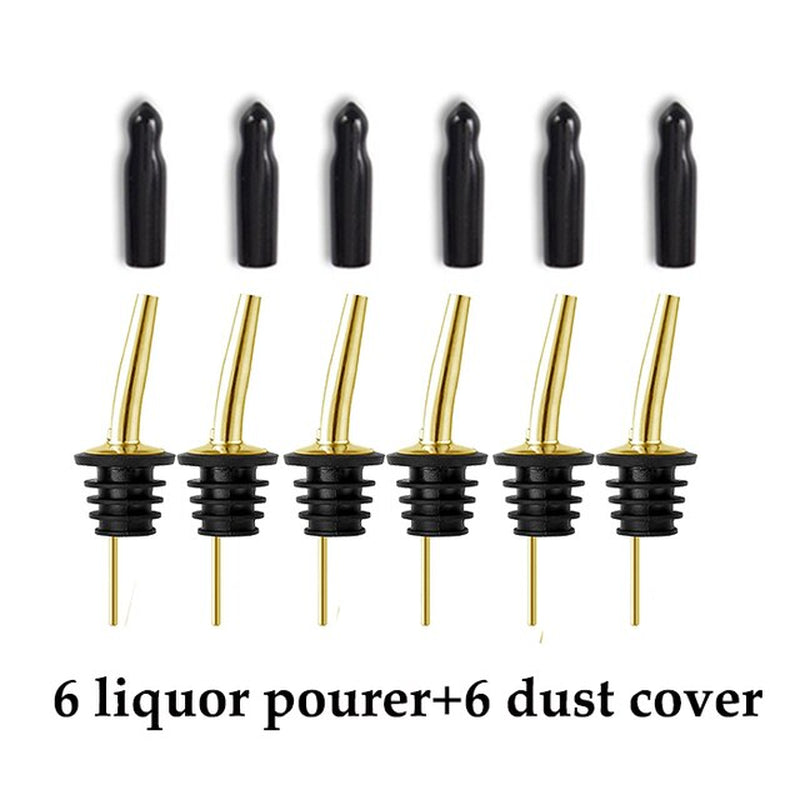 Wine Pourer Stopper Bottle Pourer Pourers for Liquor Bottle Bottle Stopper with Tapered Spout Bar Accessories Set of 12