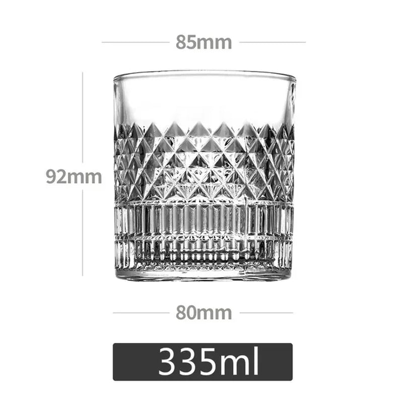 Glass Transparent Whiskey Glass Home Creative Liquor Spirits Wine Glass Beer Glass