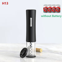 Thumbnail for Automatic Bottle Opener Electric Wine Bottle Opener Corkscrew Foil Cutter Set Red Wine Openers Jar Opener Kitchen Accessories