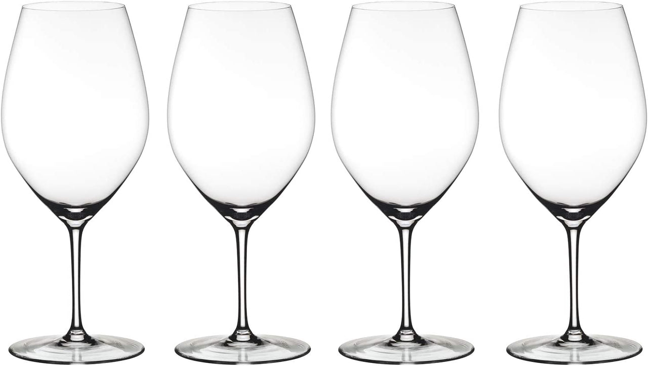 00 Collection 001 Red Wine Glasses, Set of 4, Clear