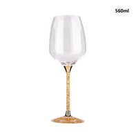 Thumbnail for Promotional Wine Glasses Stained Glass Stand Crystal Wedding Grooms Glasses Decoration Goods for Creativity Fashion Home Glass