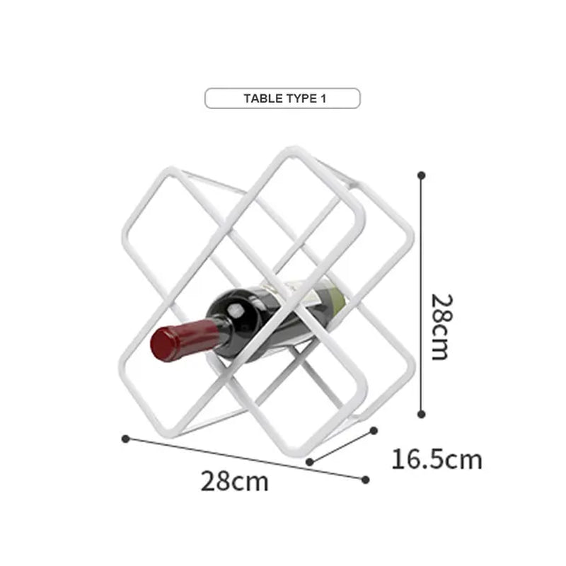 Standing Wine Rack Wall Mounted Wine Bottle Rack Holder Display Shelf Kitchen Bar Exhibition Creative Top Mounted Wine Rack