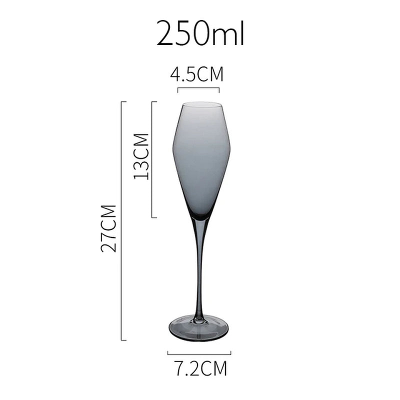 Jinyoujia-Rainbow Wine Glass, Lon Plated, Gradual Change, Seven Color Goblet, Northern Europe, Dazzle, Cup, Champagne, Red Wine