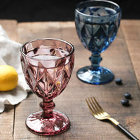 Thumbnail for Retro Colored Wine Glass Champagne Glasses European Style Goblet Wedding Bar Decorative Stemware