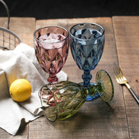 Thumbnail for Retro Colored Wine Glass European Style Goblet Wedding Bar Decorative Stemware Hot Selling 2021