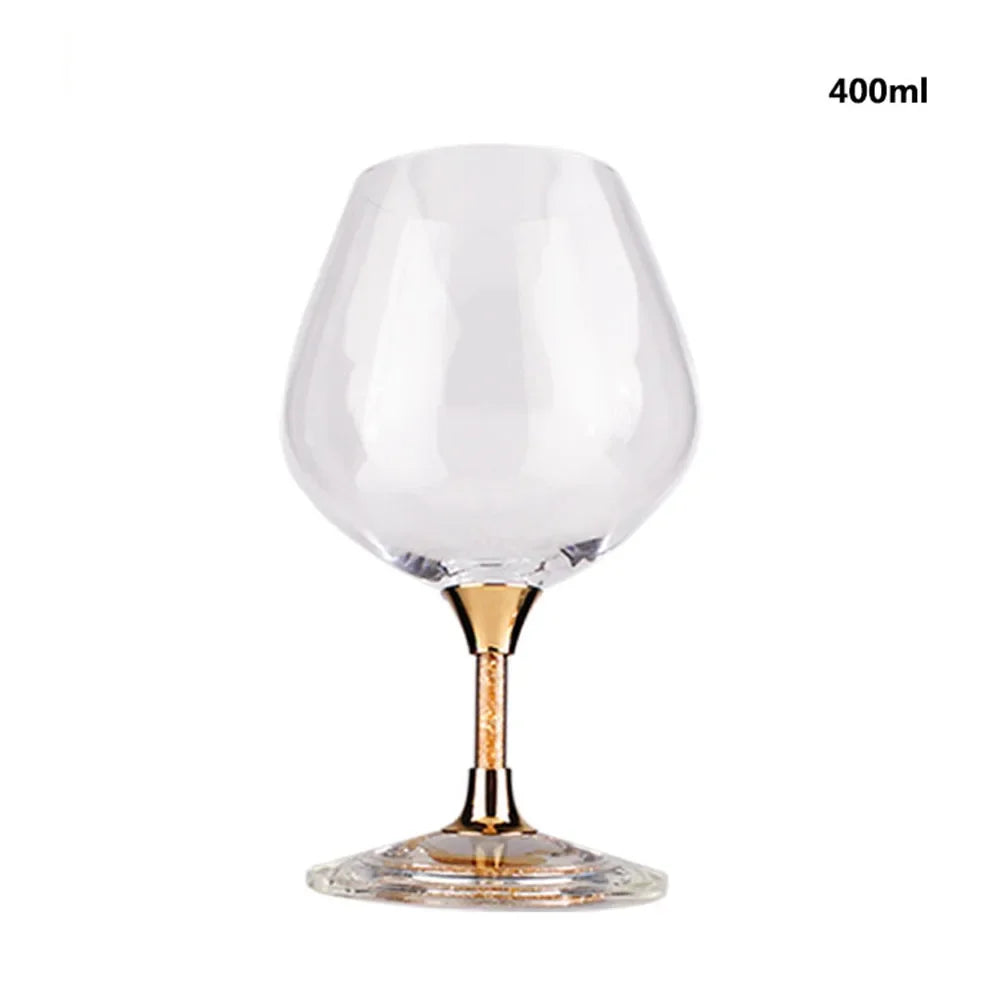 Promotional Wine Glasses Stained Glass Stand Crystal Wedding Grooms Glasses Decoration Goods for Creativity Fashion Home Glass