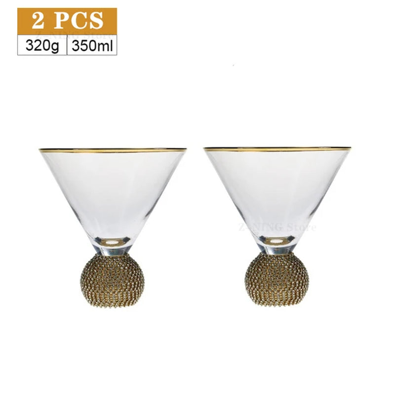 Creative Glass Tall Wine Glass Cocktail Glass Champagne Glass Drink Pour Glass Bar Supplies Glass Wine Glass Whiskey Glass