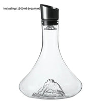 Thumbnail for 1800Ml Decanter Mountain Style Set Wine Gift Box Crystal High Grade Wine Decanter Gift Box Harp Swan Decanter Wine Separator