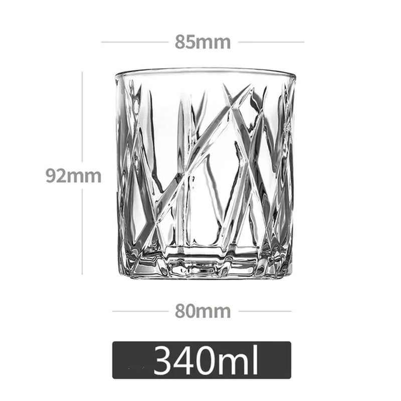 Glass Transparent Whiskey Glass Home Creative Liquor Spirits Wine Glass Beer Glass