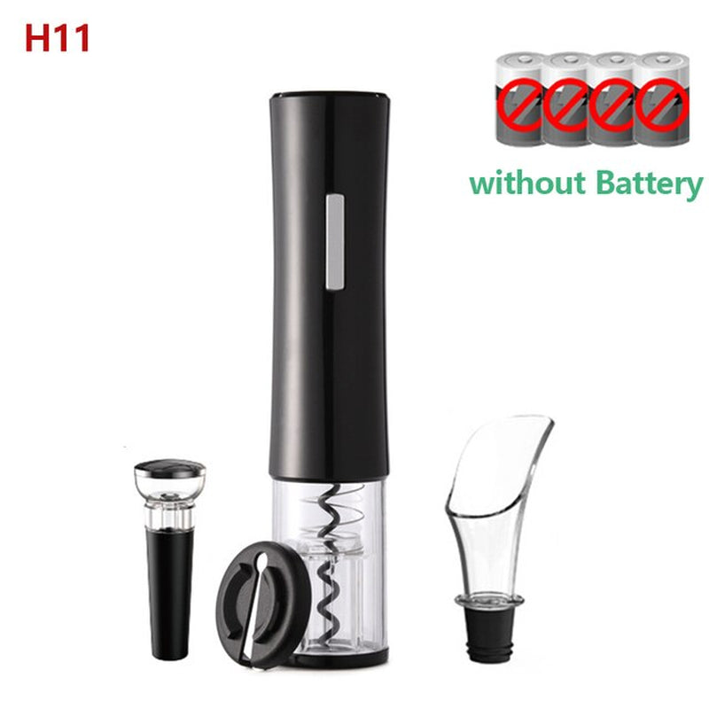 Automatic Bottle Opener Electric Wine Bottle Opener Corkscrew Foil Cutter Set Red Wine Openers Jar Opener Kitchen Accessories