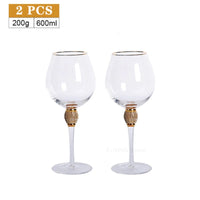 Thumbnail for Creative Glass Tall Wine Glass Cocktail Glass Champagne Glass Drink Pour Glass Bar Supplies Glass Wine Glass Whiskey Glass