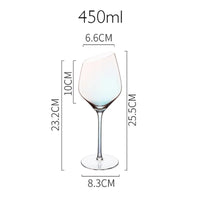 Thumbnail for Jinyoujia-Rainbow Wine Glass, Lon Plated, Gradual Change, Seven Color Goblet, Northern Europe, Dazzle, Cup, Champagne, Red Wine