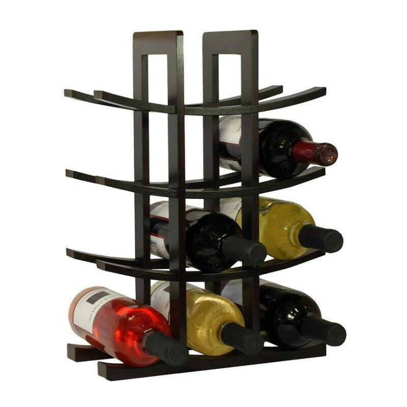 Wooden Bamboo Wine Rack Home Decoration Countertop Wine Rack Bar Kitchen Dining Storage Wine Rack Home Decoration Countertop