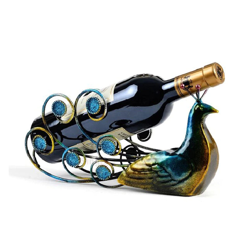 Hot Sale Peacock Wine Holders Wine Rack Bottle Rack Wine Racks Wine Glass Rack