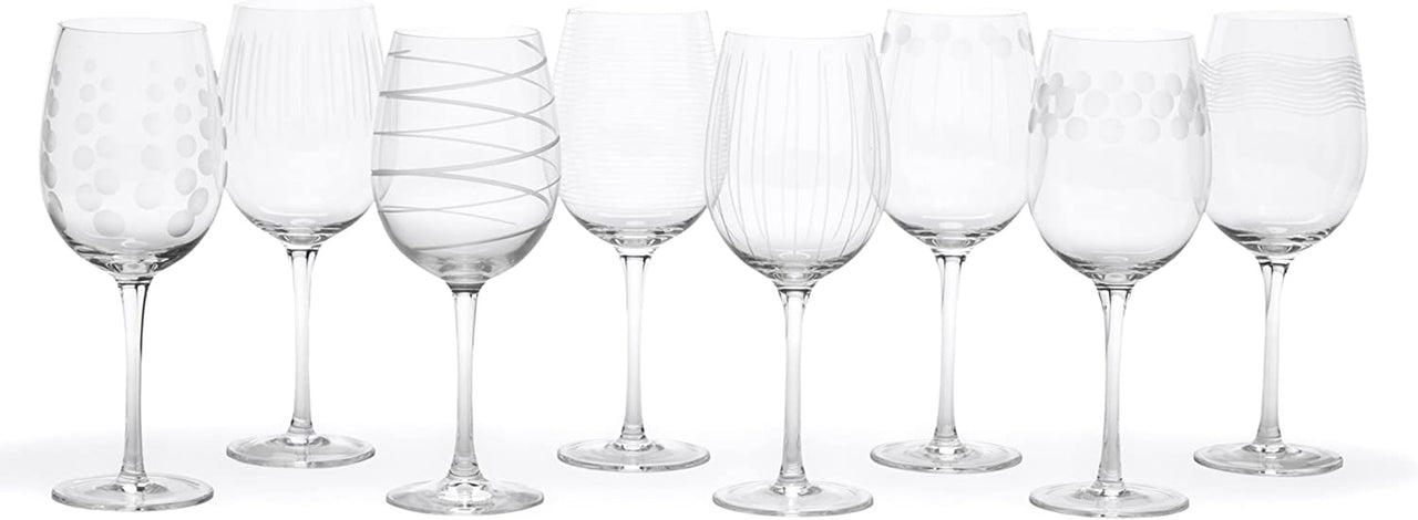 Cheers White Wine Glasses, 16-Ounce, Set of 8