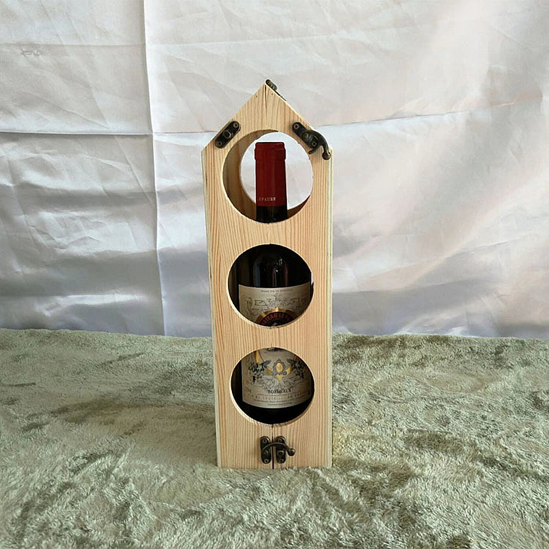 High Quality Wooden Wine Bottle Rack Creative and Practical Red Wine Rack Living Room Decoration Cabinet Red Wine Storage Rack