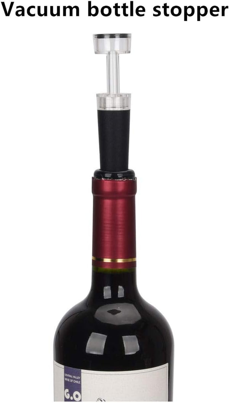 Electric Wine Opener Set Electric Corkscrew Bottle Opener with Foil Cutter, Wine Pourer and Stopper