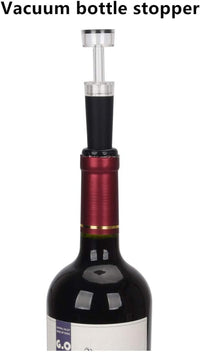 Thumbnail for Electric Wine Opener Set Electric Corkscrew Bottle Opener with Foil Cutter, Wine Pourer and Stopper