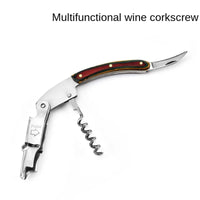 Thumbnail for Multifunctional Portable Stainless Steel Wine Corkscrew Hippocampus Wine Opener with Professional Spiral Corkscrew Kitchen Tools