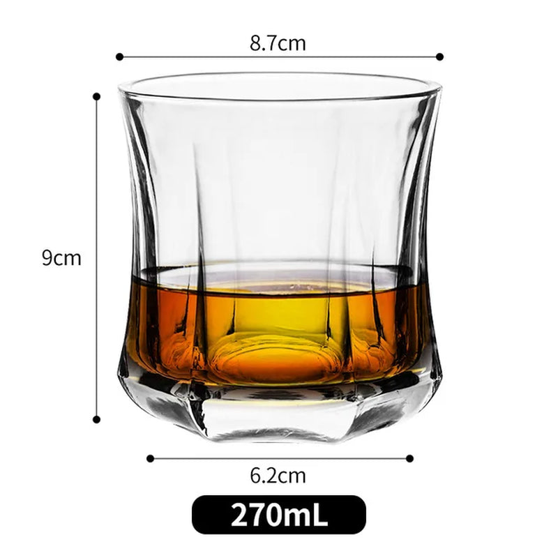 Classic Transparent Whiskey Glass Bar Professional Wine Glass Liquor Spirit Beer Cup