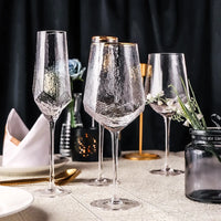 Thumbnail for 300-550Ml Creative Wine Glass Champagne Glass Wine Glass Hotel Home Simple Diamond Glass Goblet