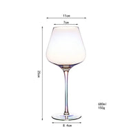 Thumbnail for 90Ml-150Ml Rainbow Glass Set Red Wine Glass Champagne Glass Apple Glass Water Glass Household Glass Goblet Crystal Glass Set