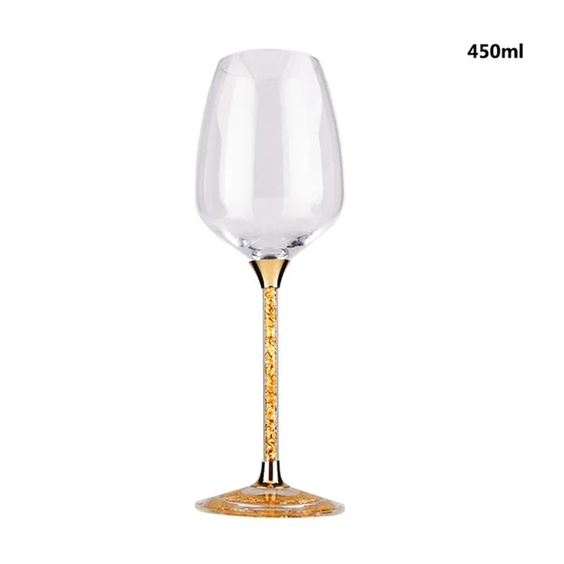 Promotional Wine Glasses Stained Glass Stand Crystal Wedding Grooms Glasses Decoration Goods for Creativity Fashion Home Glass