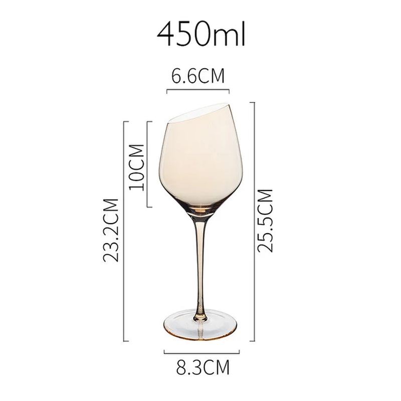 Jinyoujia-Rainbow Wine Glass, Lon Plated, Gradual Change, Seven Color Goblet, Northern Europe, Dazzle, Cup, Champagne, Red Wine