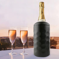 Thumbnail for Wine Chiller, Premium Iceless Wine Cooler Keeps Wine Cold up to 6 Hours, Wine Bottle Insulator Fits Most 750Ml Champagne Bottles (Black)