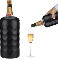 Thumbnail for Wine Chiller, Premium Iceless Wine Cooler Keeps Wine Cold up to 6 Hours, Wine Bottle Insulator Fits Most 750Ml Champagne Bottles (Black)