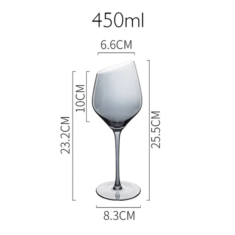 Jinyoujia-Rainbow Wine Glass, Lon Plated, Gradual Change, Seven Color Goblet, Northern Europe, Dazzle, Cup, Champagne, Red Wine