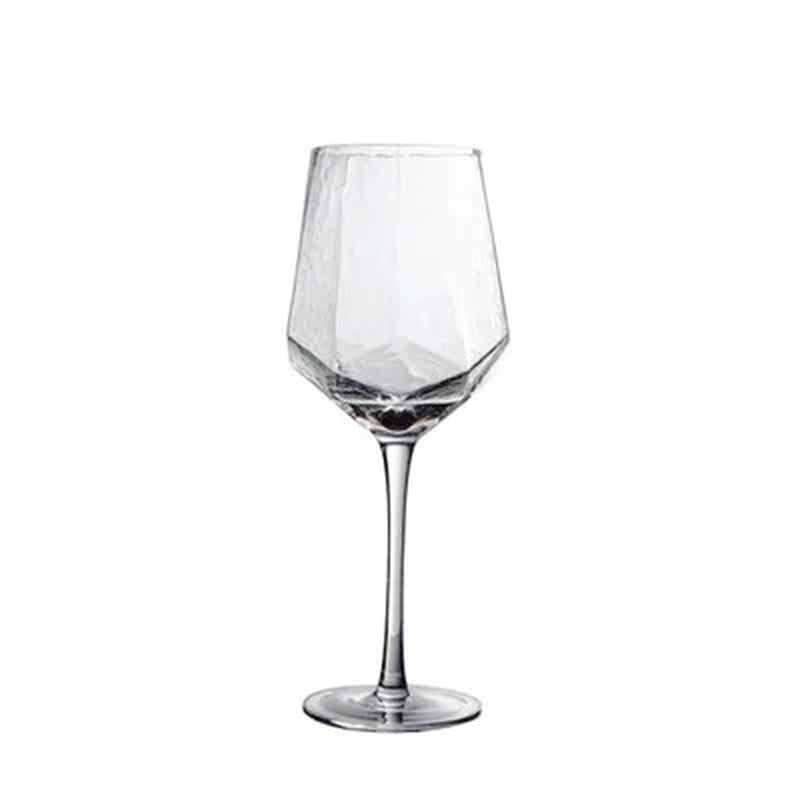 300-550Ml Creative Wine Glass Champagne Glass Wine Glass Hotel Home Simple Diamond Glass Goblet