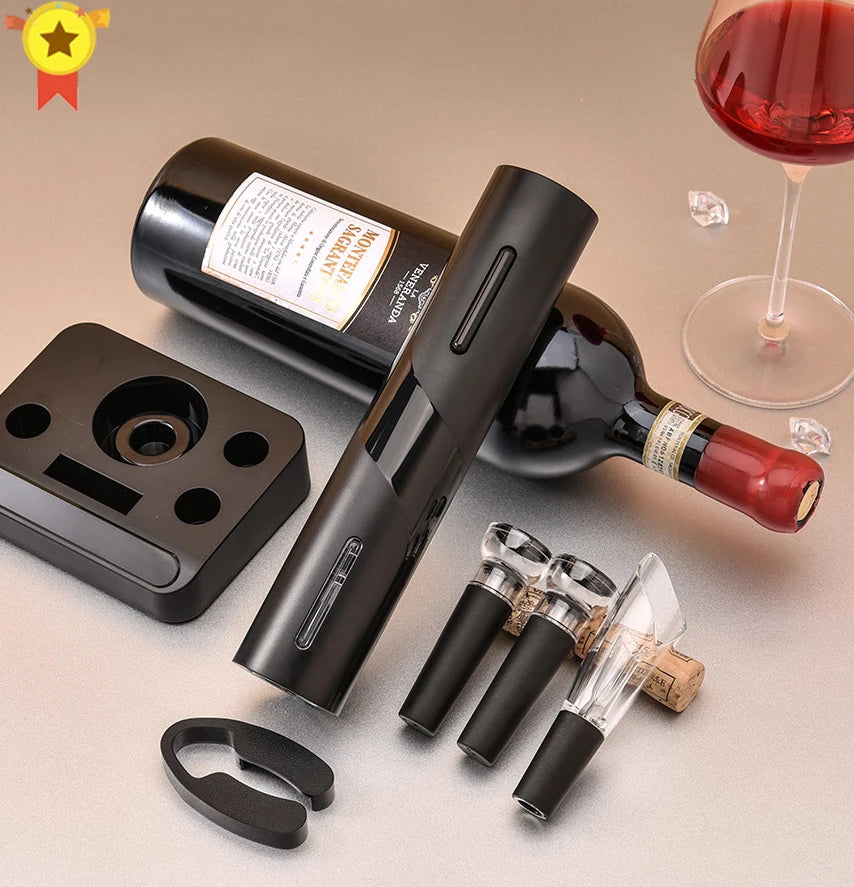 Newest Electric Wine Opener Automatic Corkscrew Wine Bottle Opener Bar Kitchen Tools Rechargeable & Battery Style Wine Corkscrew