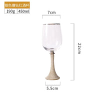 Thumbnail for Creative Glass with Diamond Wine Glass Crystal Tall Wine Glass Champagne Glass Home Restaurant Wine Glass Party Banquet Glass