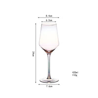 Thumbnail for 90Ml-150Ml Rainbow Glass Set Red Wine Glass Champagne Glass Apple Glass Water Glass Household Glass Goblet Crystal Glass Set