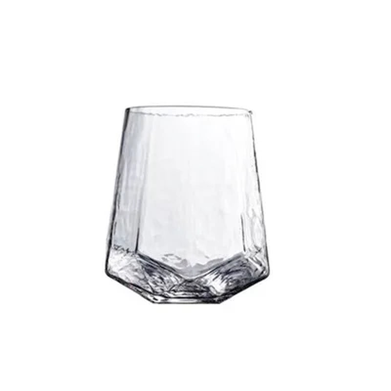 300-550Ml Creative Wine Glass Champagne Glass Wine Glass Hotel Home Simple Diamond Glass Goblet