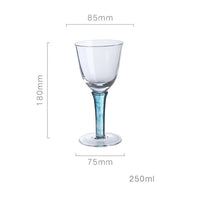 Thumbnail for 1Pcs Vintage Cocktail Glasses Creative Glass Wine Glasses Home Green Blue Goblet Tulip Glass Red Wine Glass