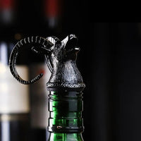 Thumbnail for Dispenser for Wine Jagermeister Zinc Alloy Deer Elk Lion Head Mouth Wine Pourer Wine Extractor Silver Pourers Bar Accessories