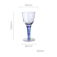 Thumbnail for 1Pcs Vintage Cocktail Glasses Creative Glass Wine Glasses Home Green Blue Goblet Tulip Glass Red Wine Glass