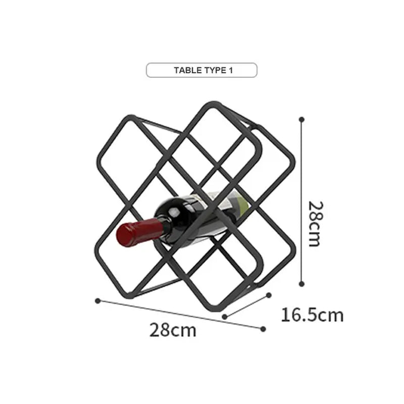 Standing Wine Rack Wall Mounted Wine Bottle Rack Holder Display Shelf Kitchen Bar Exhibition Creative Top Mounted Wine Rack